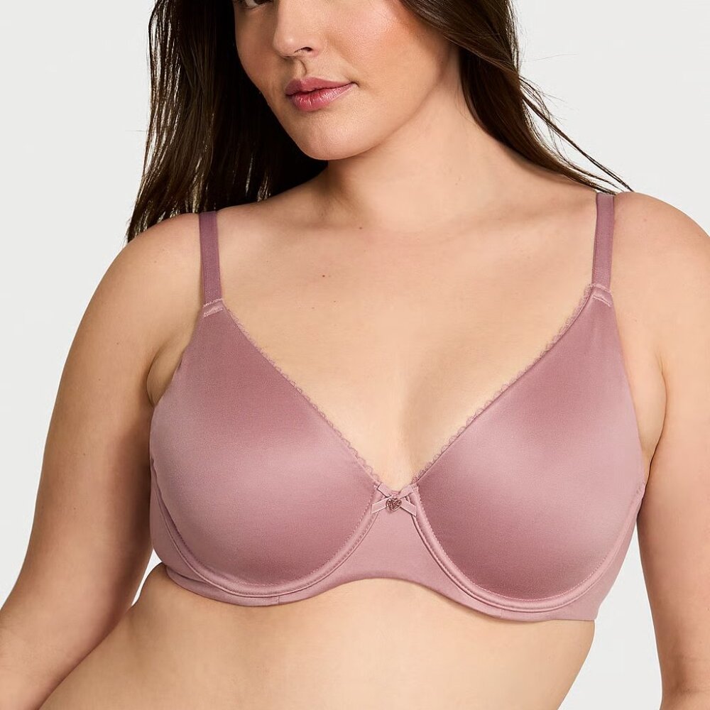 Pink 44D Victoria's Secret Invisible Lift Full-Coverage Minimizer Bra